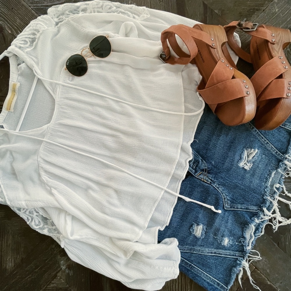 Free people mid 2000s denim mini skirt - Picture 4 of 4